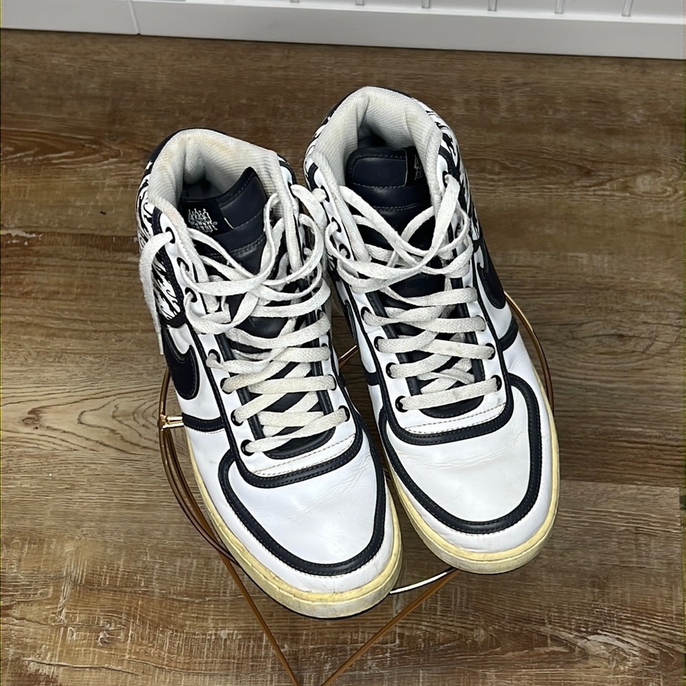 RARE: Nike Vandal High White Black Philadelphia Philly Panthers Men Size 10.5